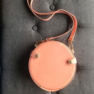 Peach Circle Clutch
